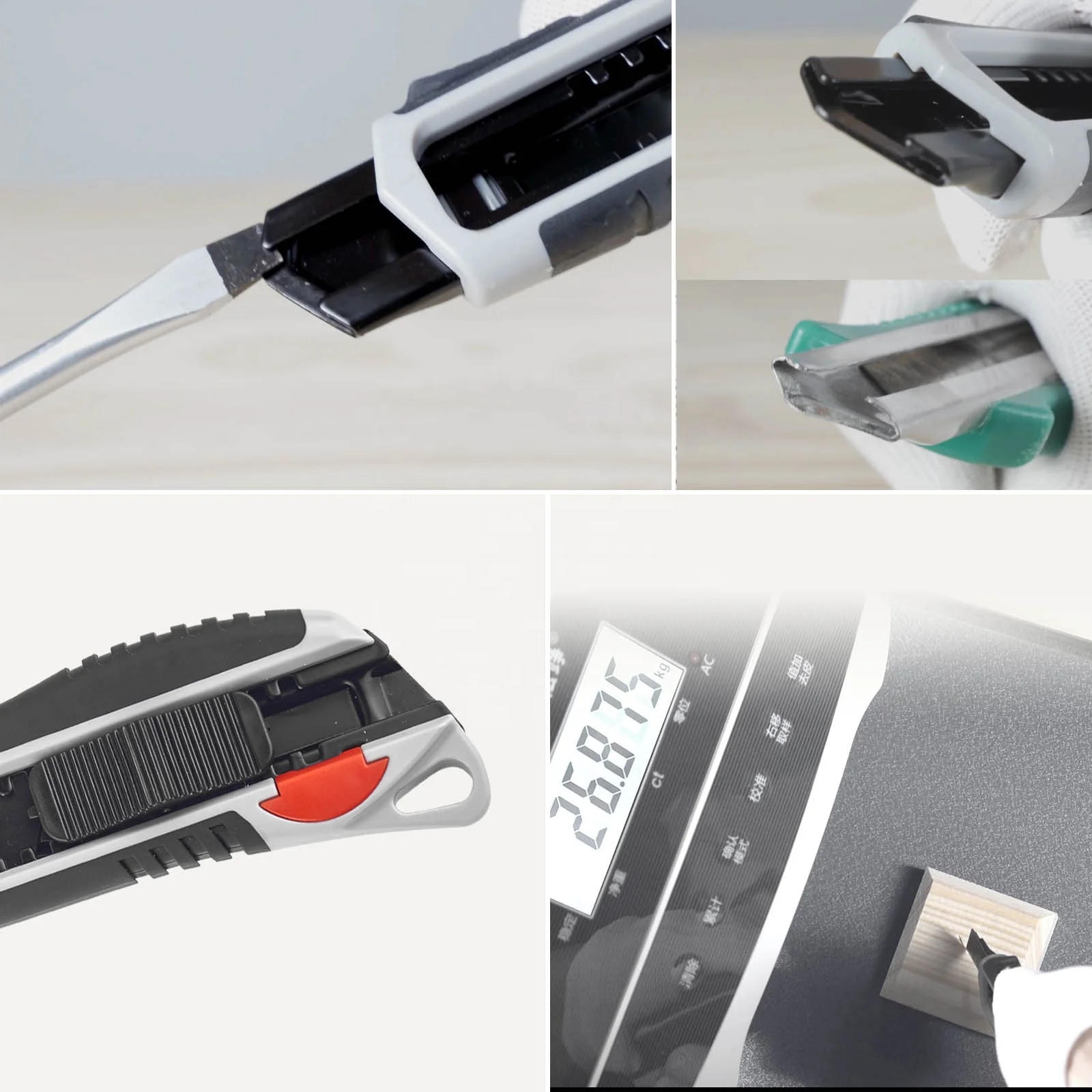 Assist Heavy Duty ABS Retractable Snap-Off Utility Knife Twist Lock Utility Knife Box Cutter