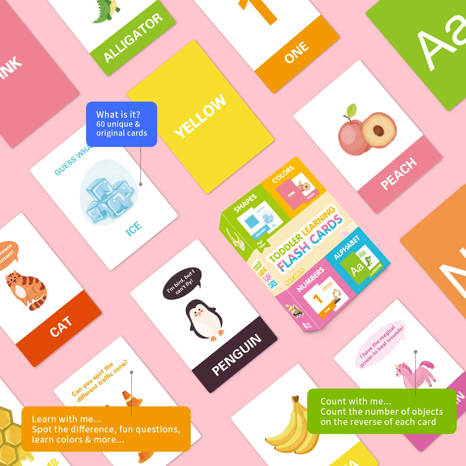 Custom Printing Alphabet Learning Kids Children Flashcard Sight Words