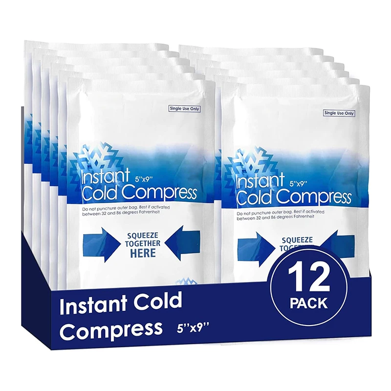 Disposable First Aid Ammonium Nitrate Instant Cold Compress Ice Pack for Sports Injury