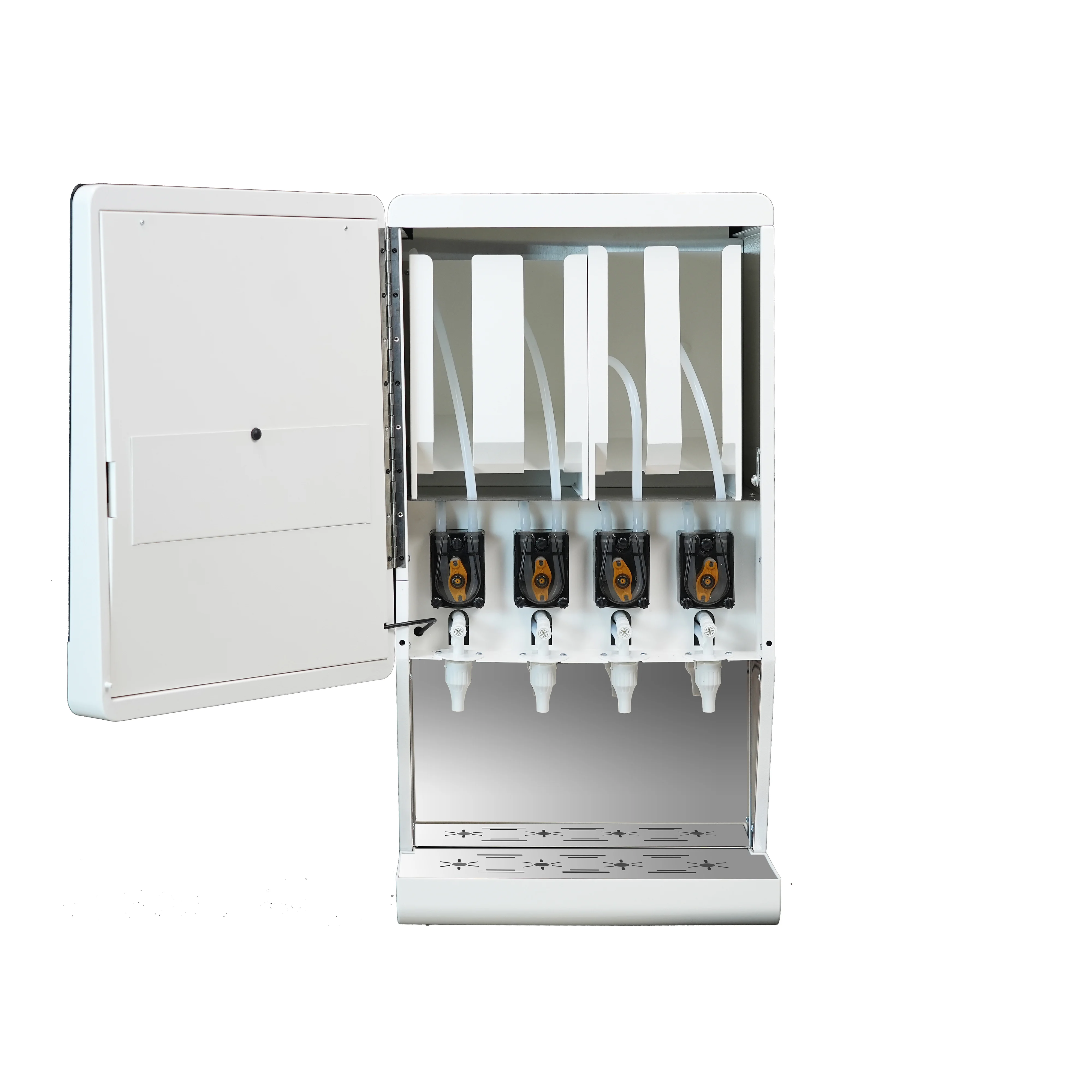 product smart automatic instant compressor cooling 4 flavours ice concentrated juice beverage vending machine-17
