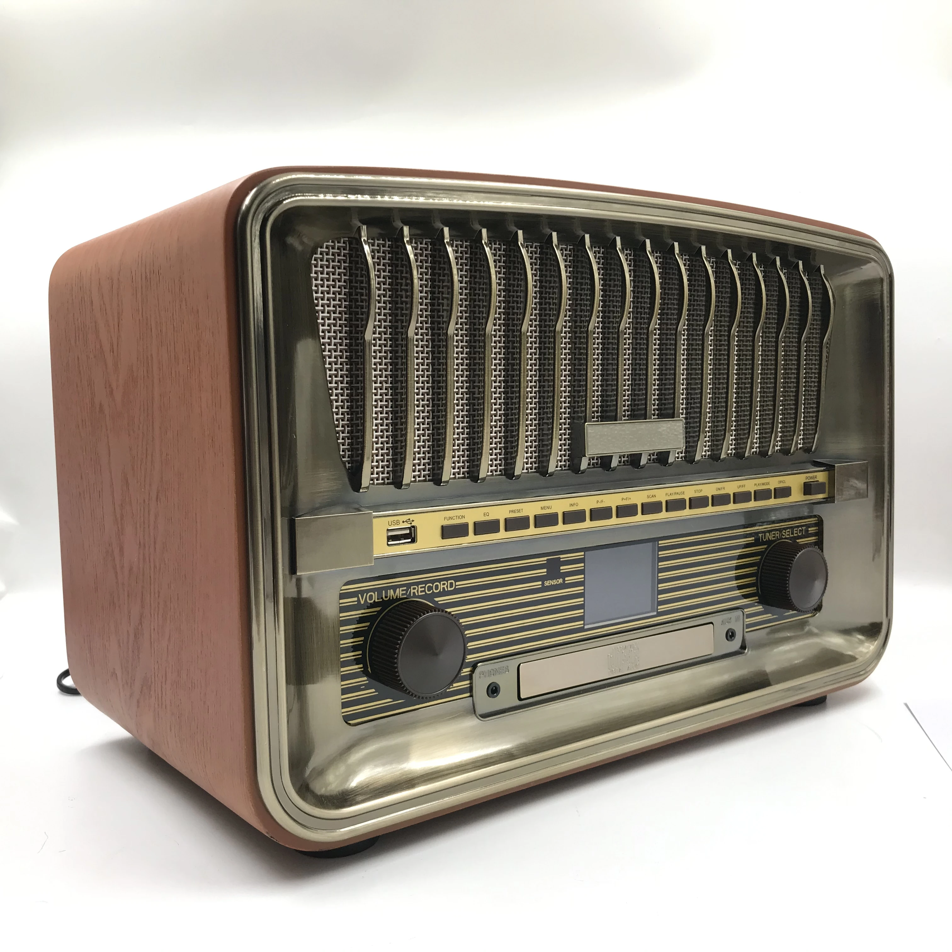 Hot Sale Wood Fm Dab Radio Vintage Cd Record Player - Buy High Quality Radio  Cassette Cd Player,Retro Radio Cd Player,Wooden Radio Cd Player Product on  