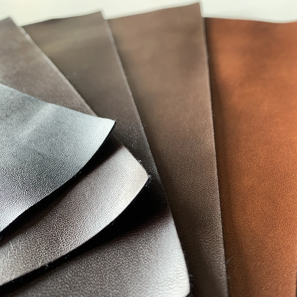 Free Sample Waterproof Skin Pattern Eco Friendly PU Leather Fabric, Customization Recycled Smooth Pu Upholstery Leather