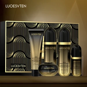 Custom logo Hydrating Anti-Aging Anti-Wrinkle Firming Anti Age Skin Care Set with Peptides