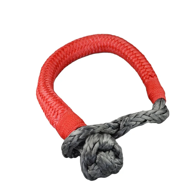 (JINLI-rope) 3/8'' 10mm 26,700lbs UHMWPE Synthetic Professional  Soft Shackles for Off-Road Recovery Gear