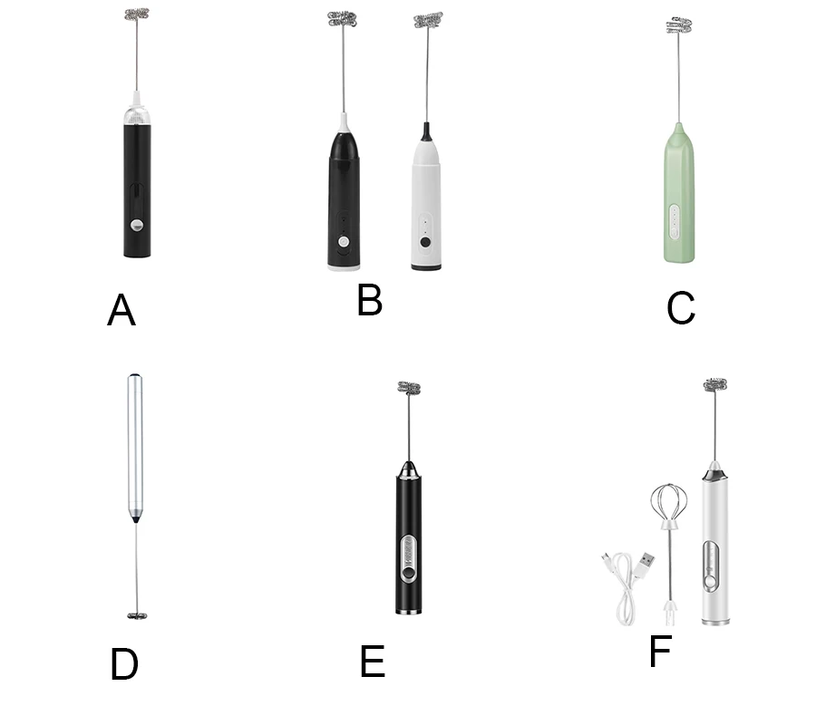 3 Speed USB Electrical Milk Frother Electric Handheld Blender with Mini Coffee Maker Whisk Mixer for Coffee Cream Foamer