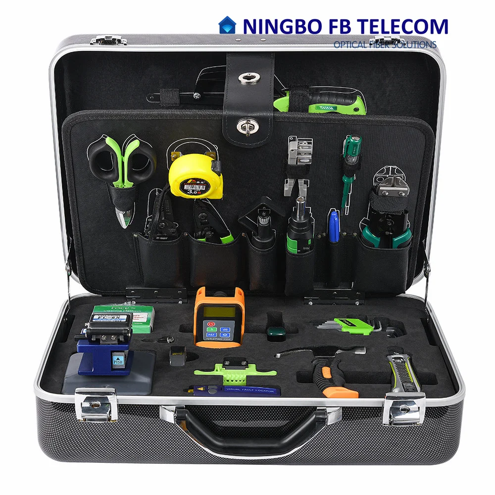 Factory Price Fiber Optic Cable Jointing Tool Kit With Optical Fiber