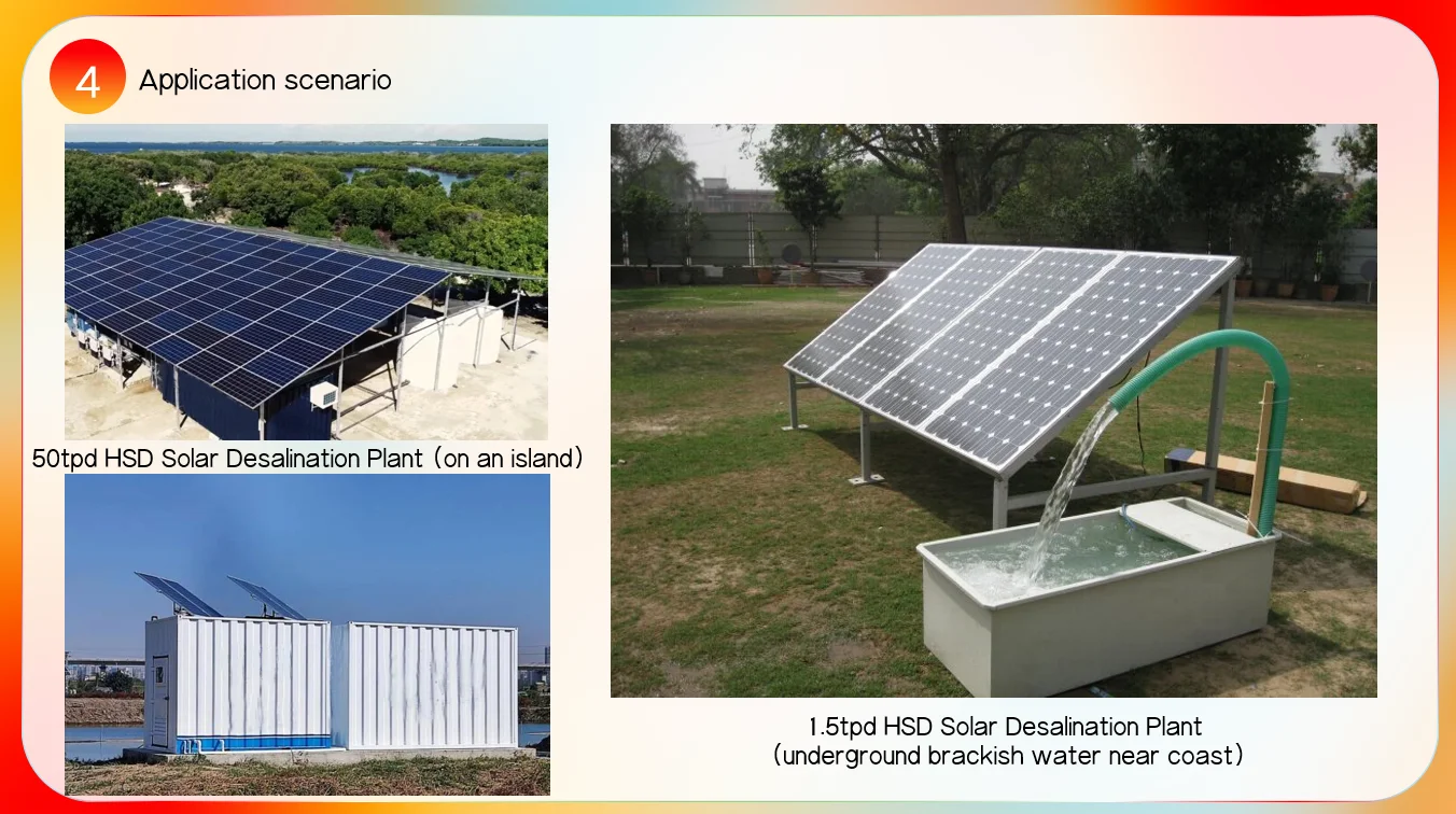 Solar Energy Desalination System For Seawater Purification Into ...