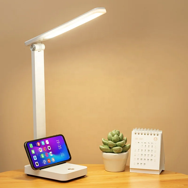 Rechargeable Table Desk Lamp Led Eye Protection Dimmable Bedside Light ...