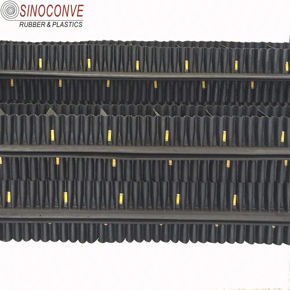 Dj Ii Type Series Corrugated Bucket Elevator Steep Angle Steep Sidewall Belt Conveyor