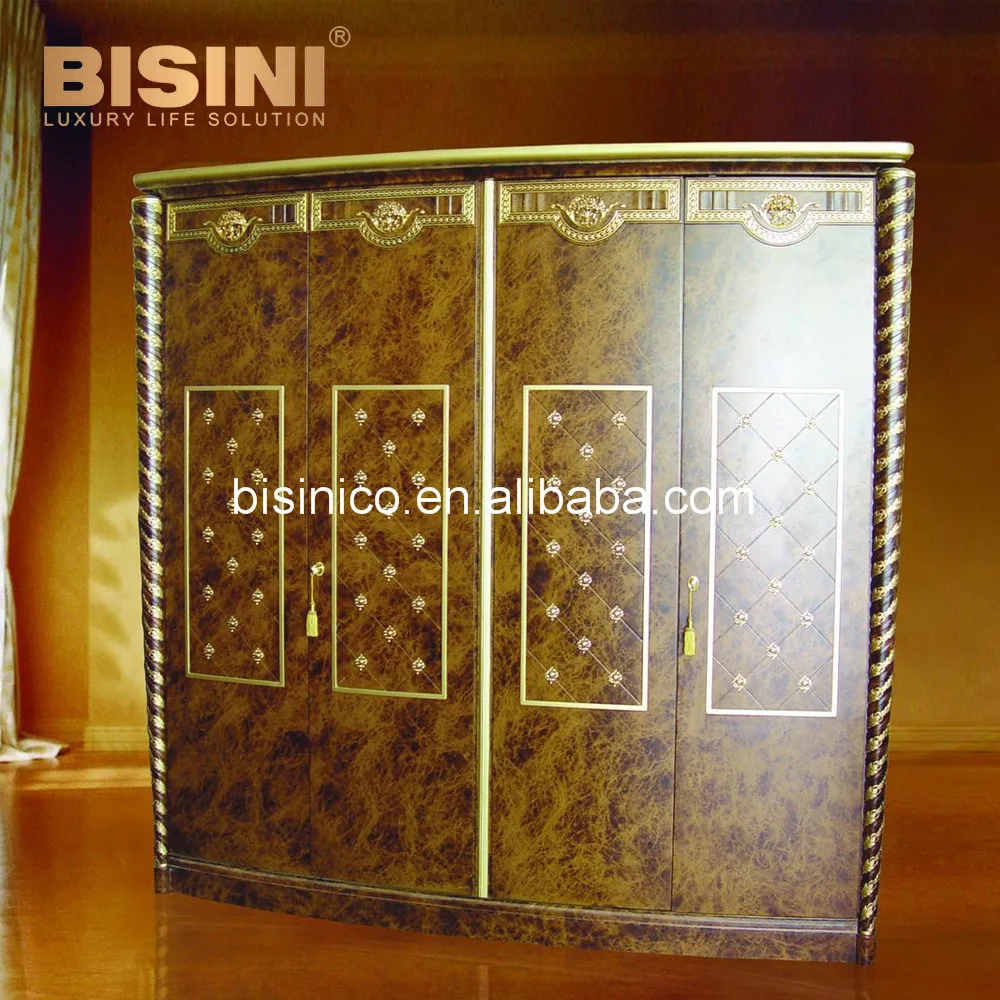 Французский Королевский роскошный золотой шкаф для гостиной с 4 дверцами Классический винный 18-го века ручной