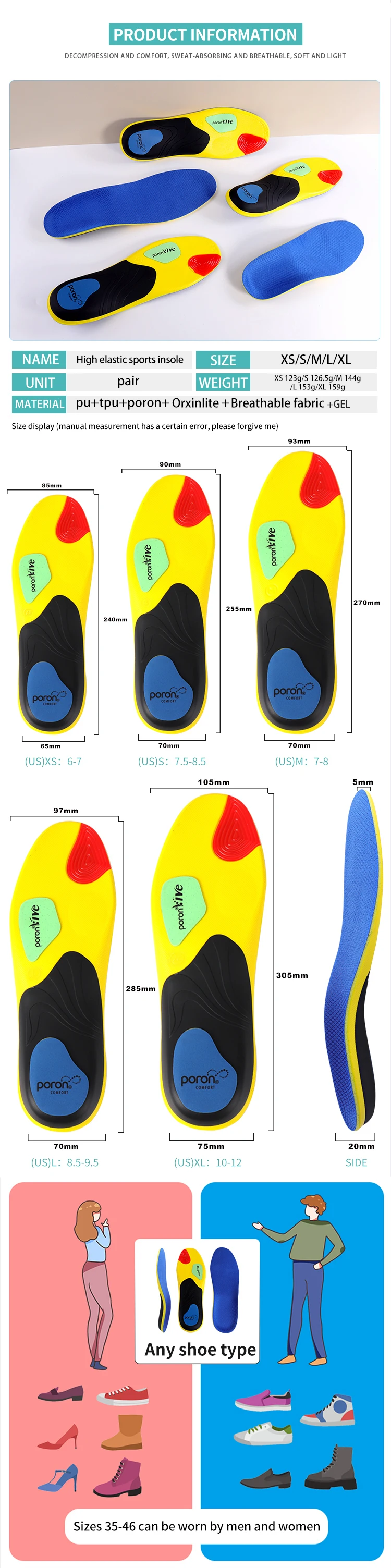 x leg correction arch support correction ion orthopedic eva insole for shoes flat foot798-40