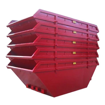 Outdoor Mobile Scrap Metal Skip Bins Skip Loader Customized Skip Bin ...