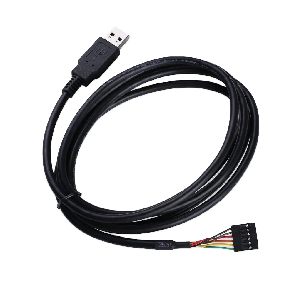 USB TO TTL RS232 Arduino Cable With CTS RTS - 6 pin