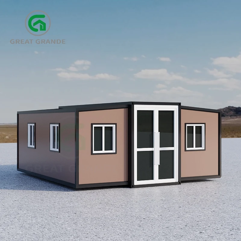 Portable expandable container type movable prefabricated houses for fast install