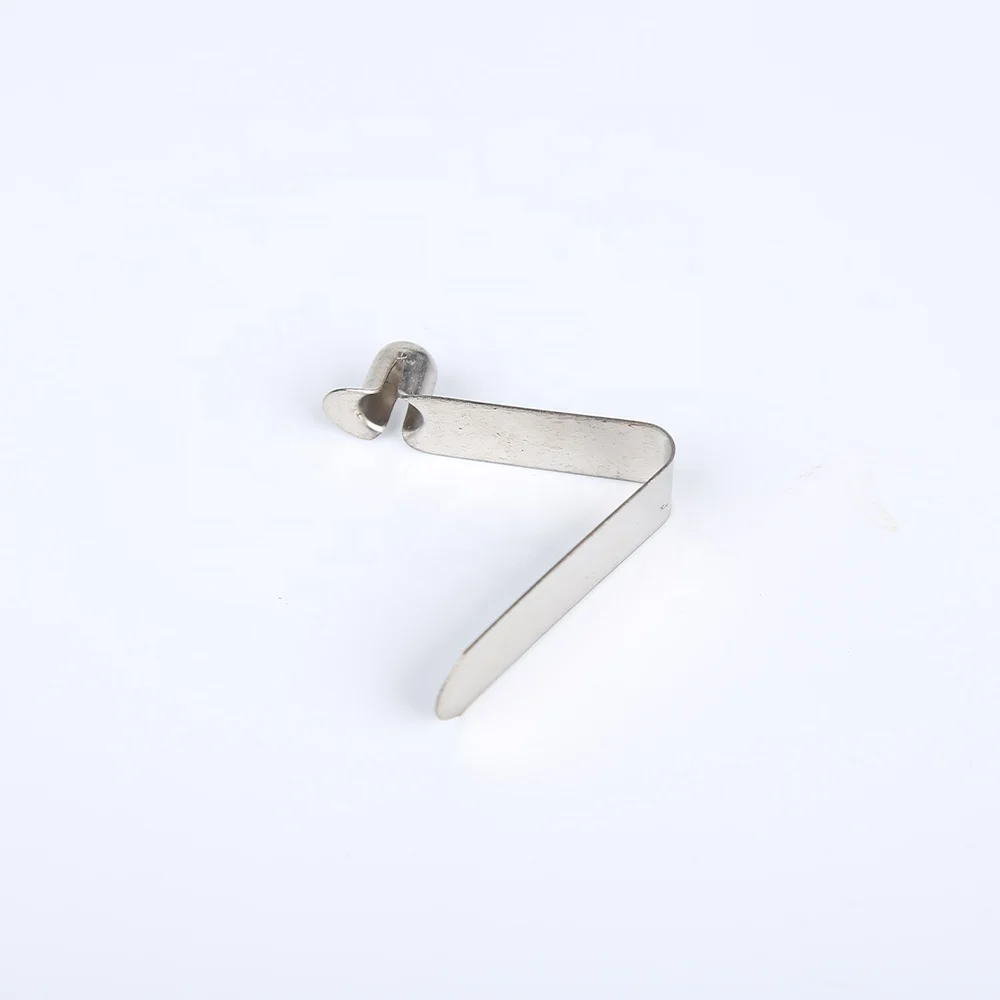 V-shaped Single and Double Touch Buttons, Stainless Steel Spring Clip Stainless Steel Fastener Spring