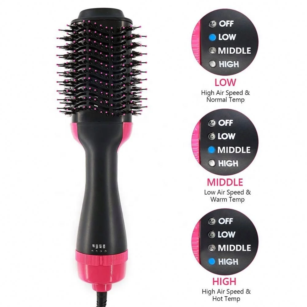 flat iron and brush in one