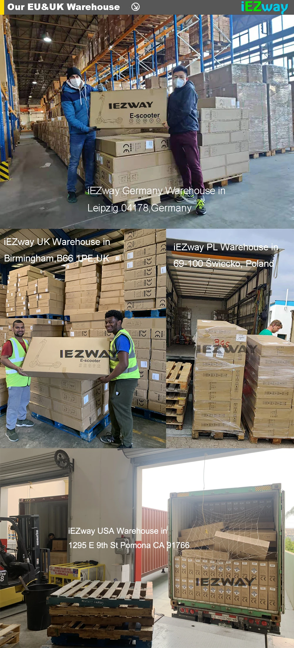 Our UK & EU &USA Warehouse