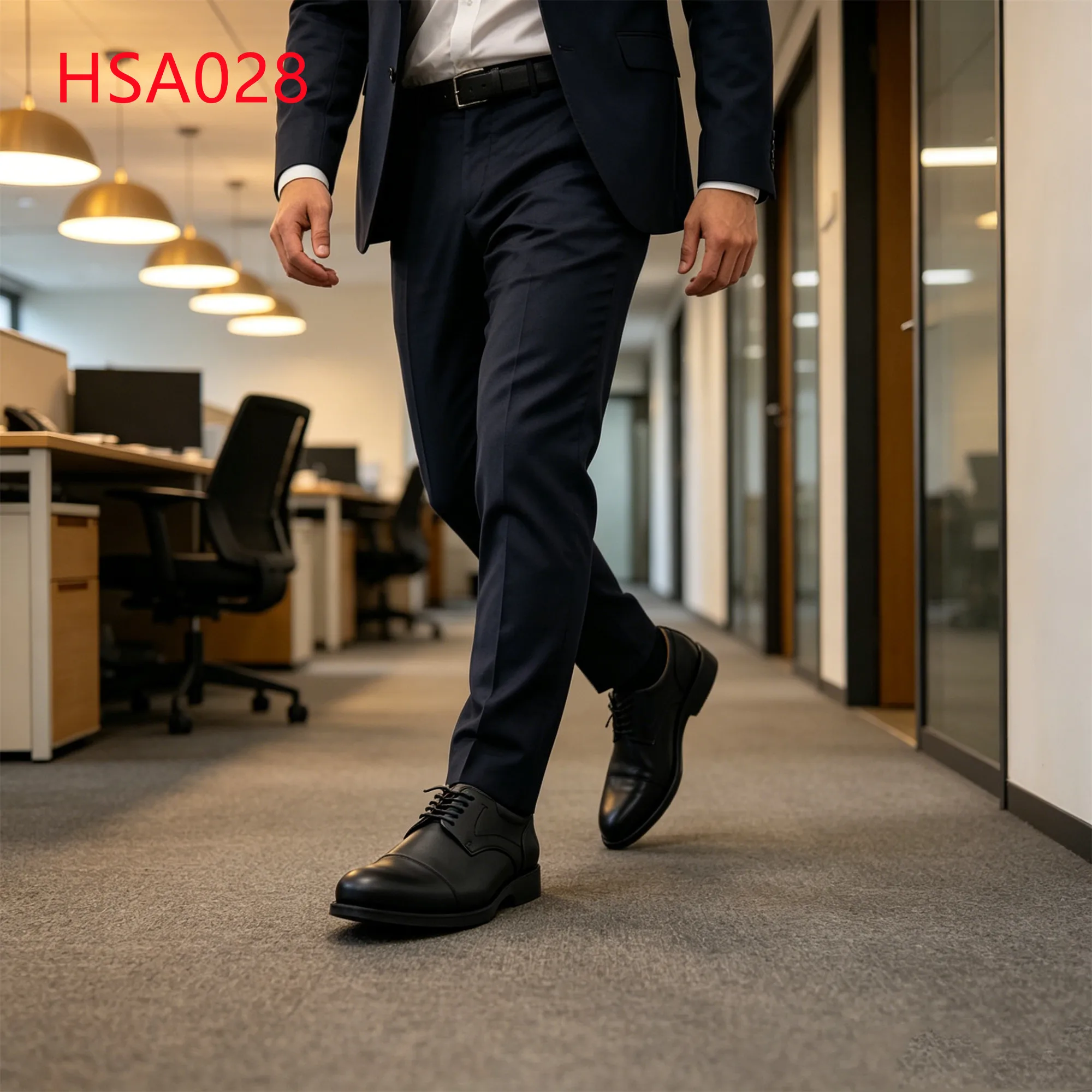 LXG, formelle Uniform-Schuhe aus Vollnarbenleder mit Schnürung – durchdacht gestaltete, zeitlose Business-Schuhe für Saudi-Arabien HSA028