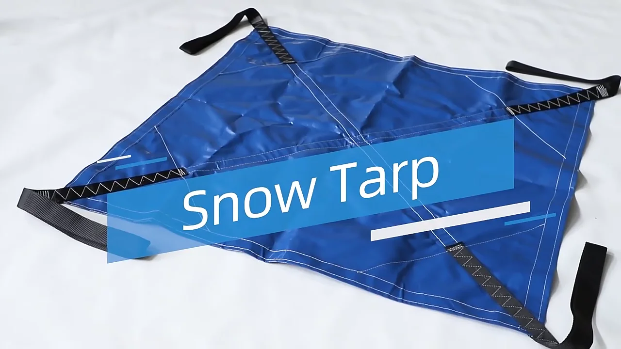 Heavy Duty bing 20'x20' Snow Tarp 18oz Pvc Vinyl Snow Lifting Tarps