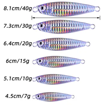OEM High Quality Jig Slow Speed Metal Lead Saltwater Fishing Fast Vertical Jigging Lures Metal Jig with Hooks – Metal Jig – view 4