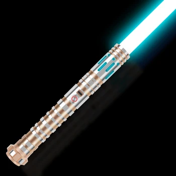 Colorful led lightsaber  Holidays gift Halloween cosplay star lightsaber heavy fight dueling war with RGB colors and sound
