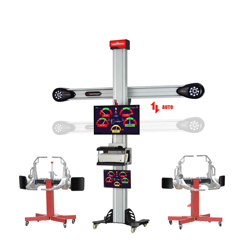 Lawrence Automatic Tyre Changer User-Friendly Mobile Tire Shop 3D Wheel Alignment Machine All Vehicles Leverless Hooker Trucks