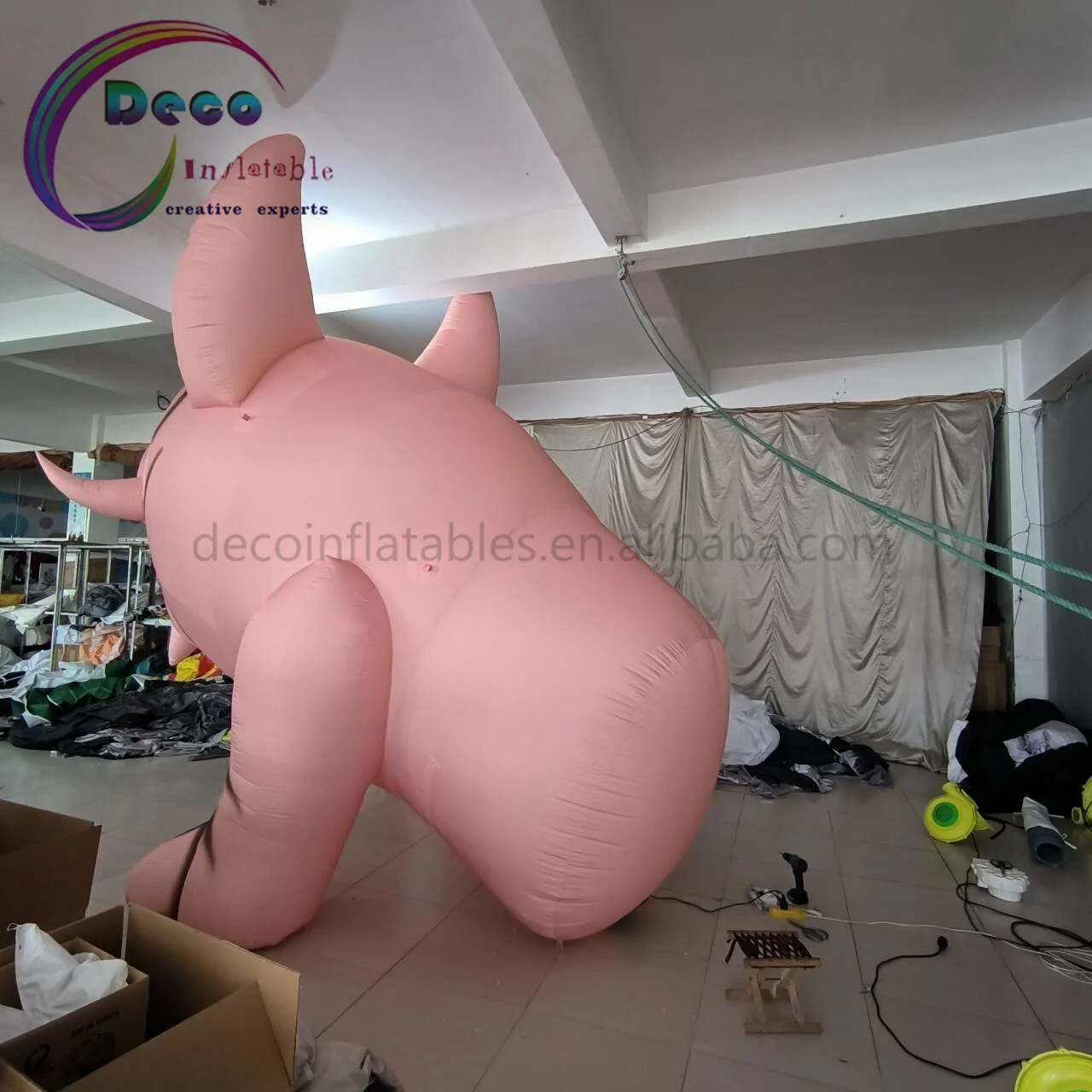 Newest pink Giant Inflatable Pig for Advertising Promotion