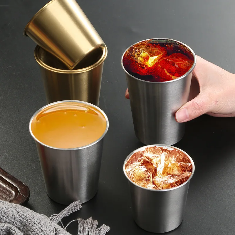 20 Oz Stainless Steel Cups Metal Shatterproof Stackable Pint Drinking Cups  for Adults or Kids (20 oz/600 ml) - China 20 Oz Stainless Steel Cups and  Drinking Cups price