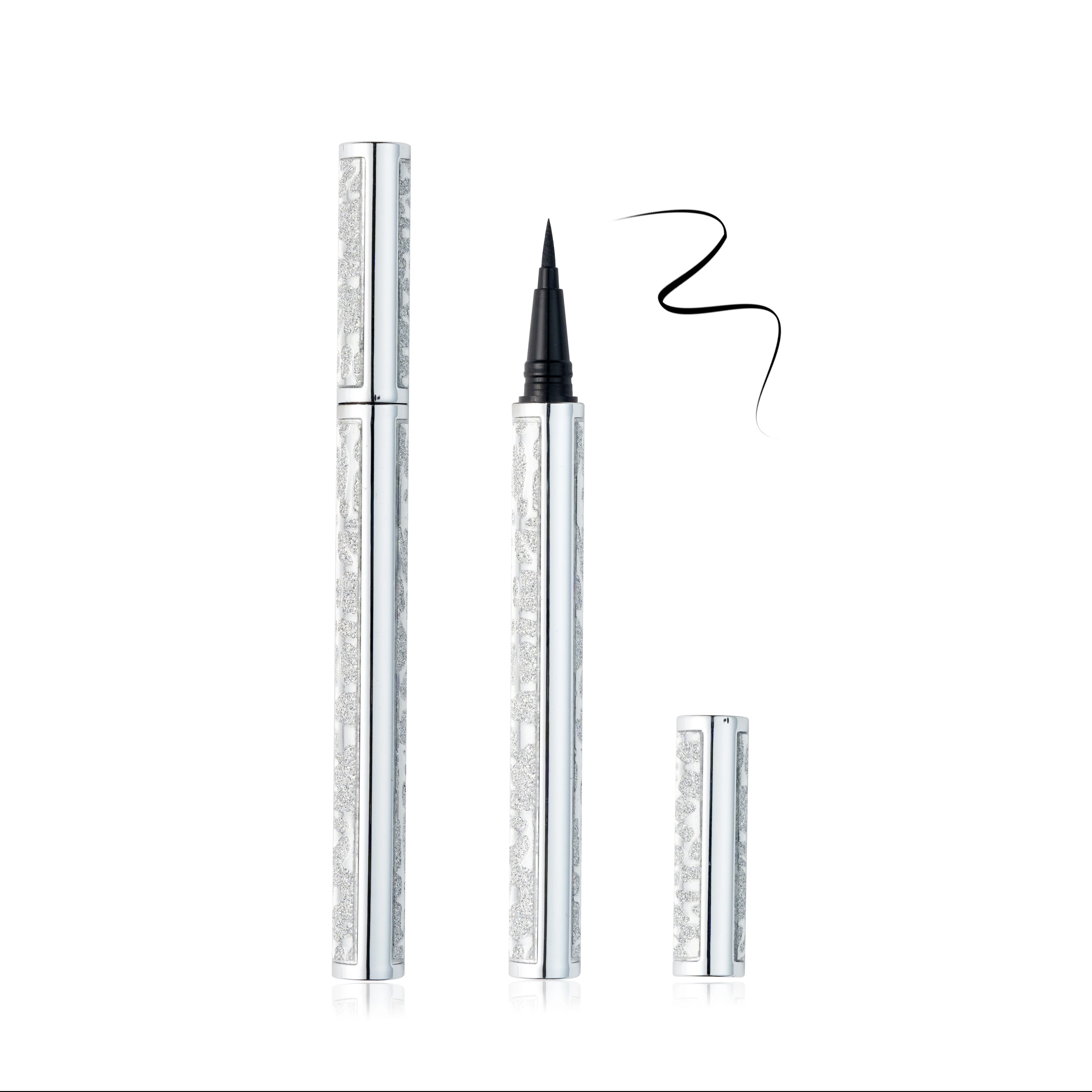 Custom Private Label Waterproof Gel Eyeliner Pen Wholesale Quick Dry Long Lasting Vegan Black Liquid Eyeliner