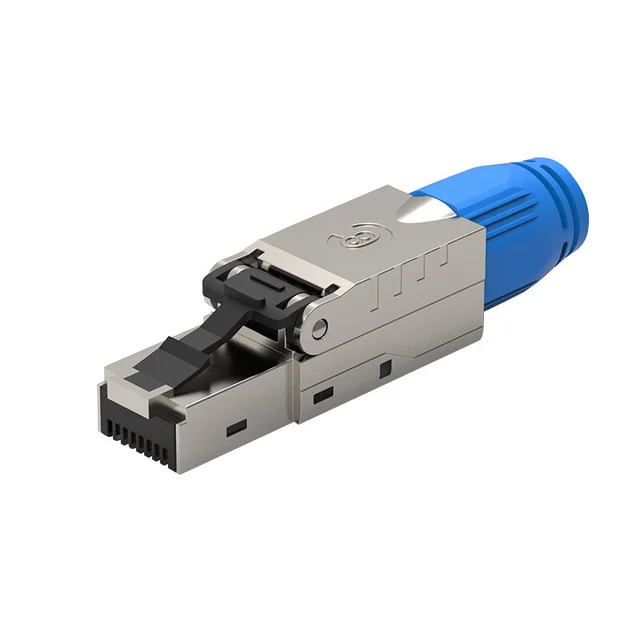 40Gbps 2000Mhz FTP Cat8 Tool Free Connector Ethernet Cat8 Cable RJ45 Cat8 Connector Modular Plug