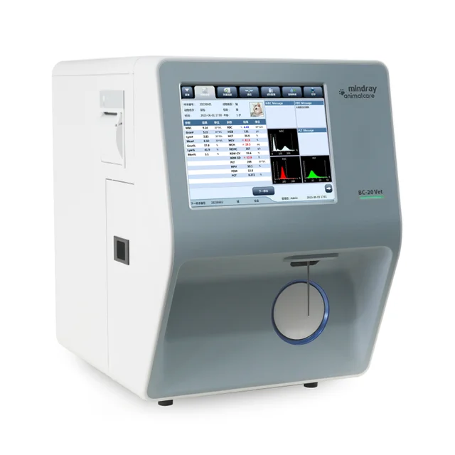 Auto Mindray BC-20Vet Blood Analysis System for Animal Veterinary Hematology Analyzer