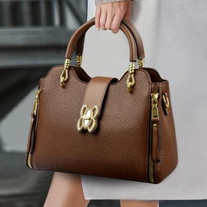 Famous Brands Woman Ladies Bags Handbag Side Bags for Girls Pu Leather Shoulder Purse Lady's Messenger Bag