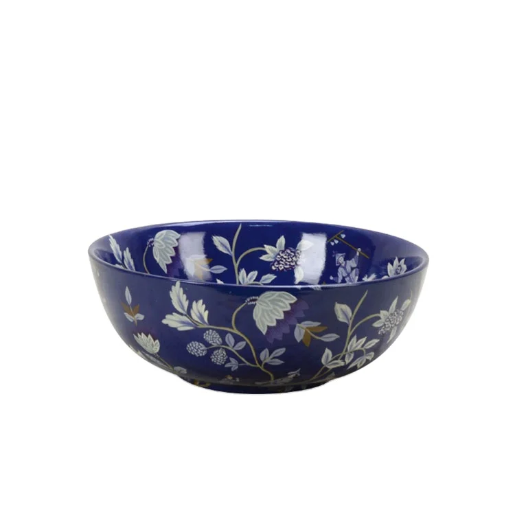 Chinese style exquisite blue decorative bowls bowl ceramic