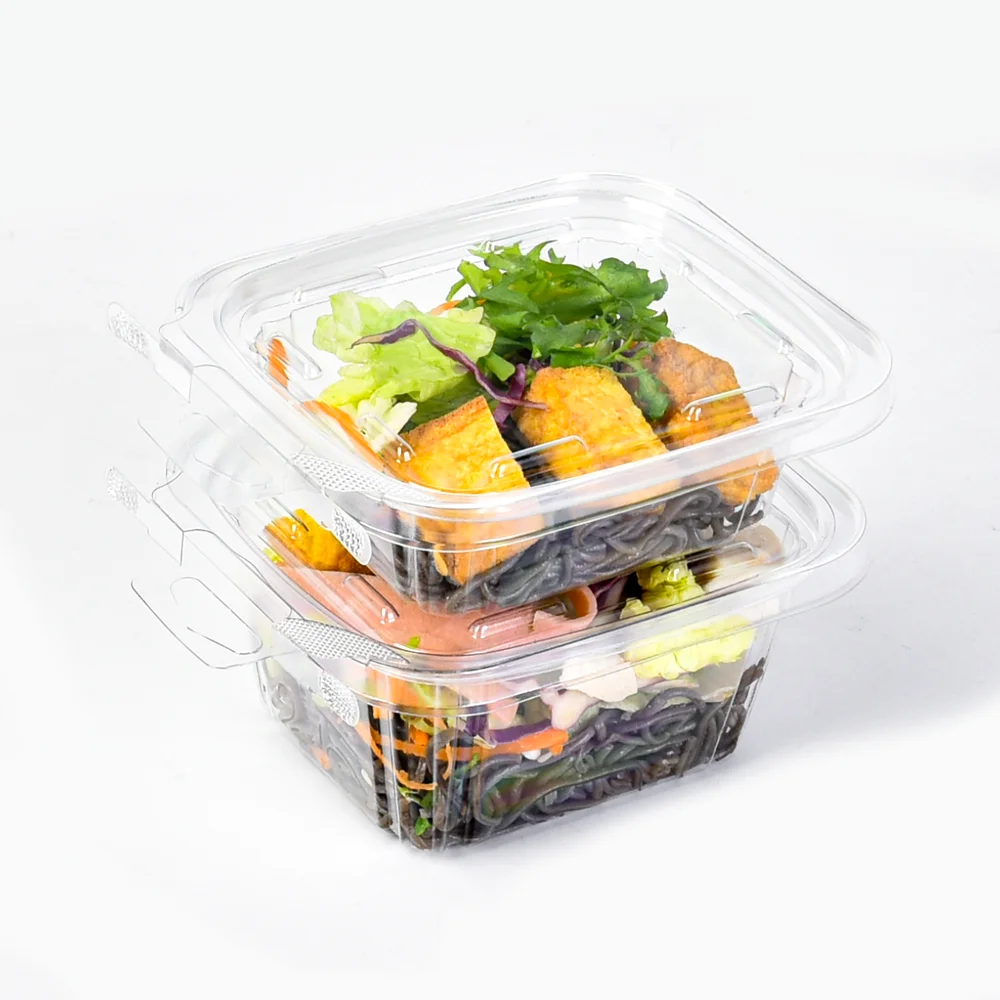 Recycled 300ml 10oz Disposable Plastic Yogurt Fruit Salad Packaging ...