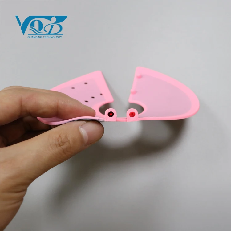 Reusable Electrode Adjustable Breast Silicone Rubber Electrode Pads for Breast Massager