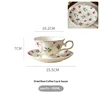 Rose whisper cup and saucer set