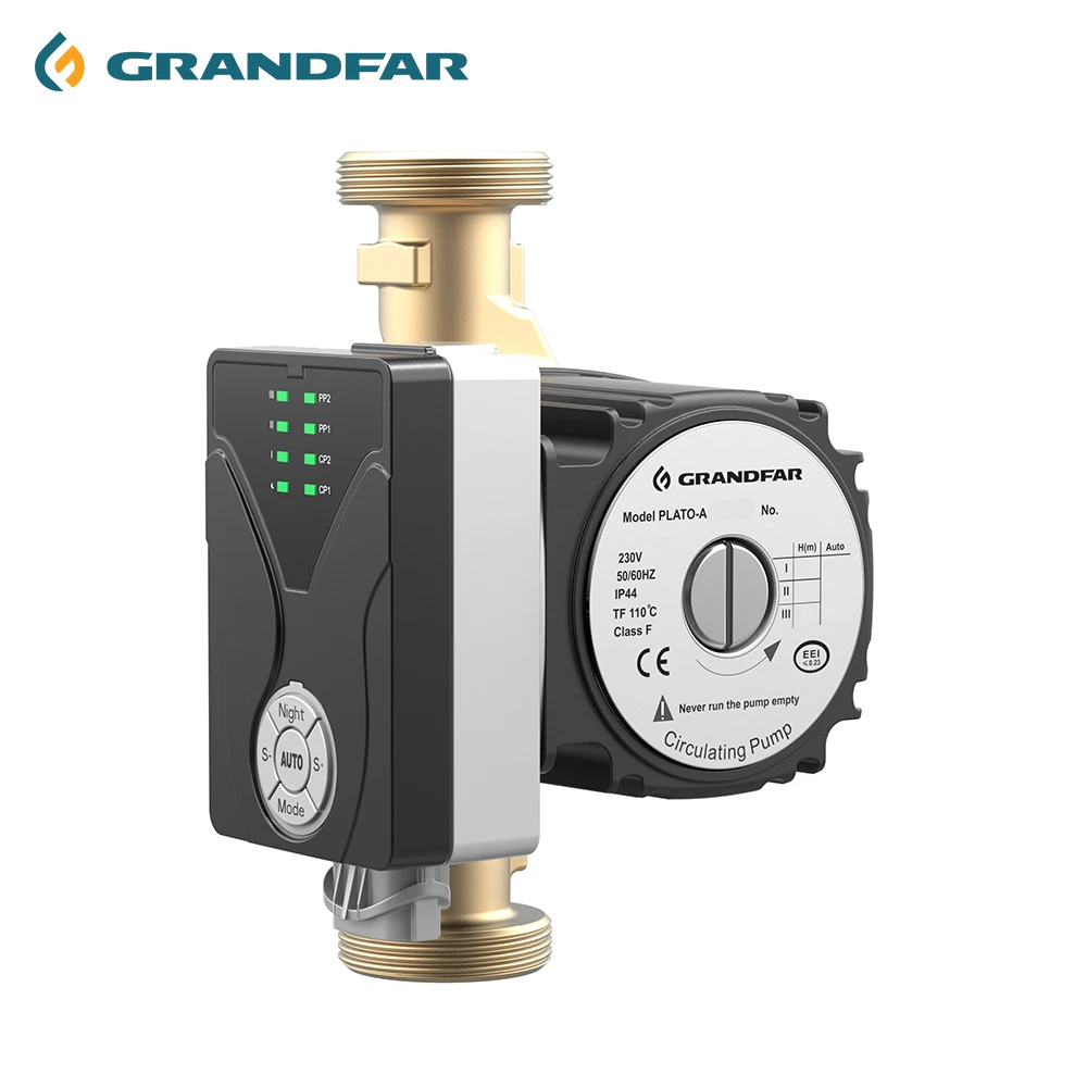 GRANDFAR 7M High-Pressure OEM Recirculation Pump 230V Hot & Cold Water Pump New Design Multi-Speed Regulation Circulation Pump