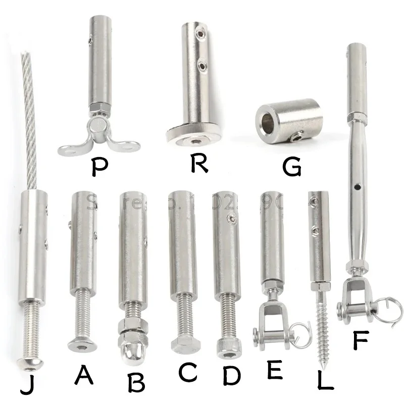 304 Stainless Steel Cable Railing Thread Fittings