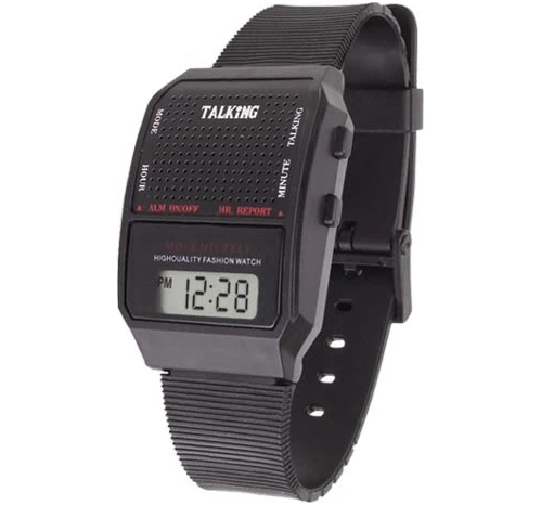 German Digital Talking Watch With Time and Alarm for Visually Impaired and Blind People