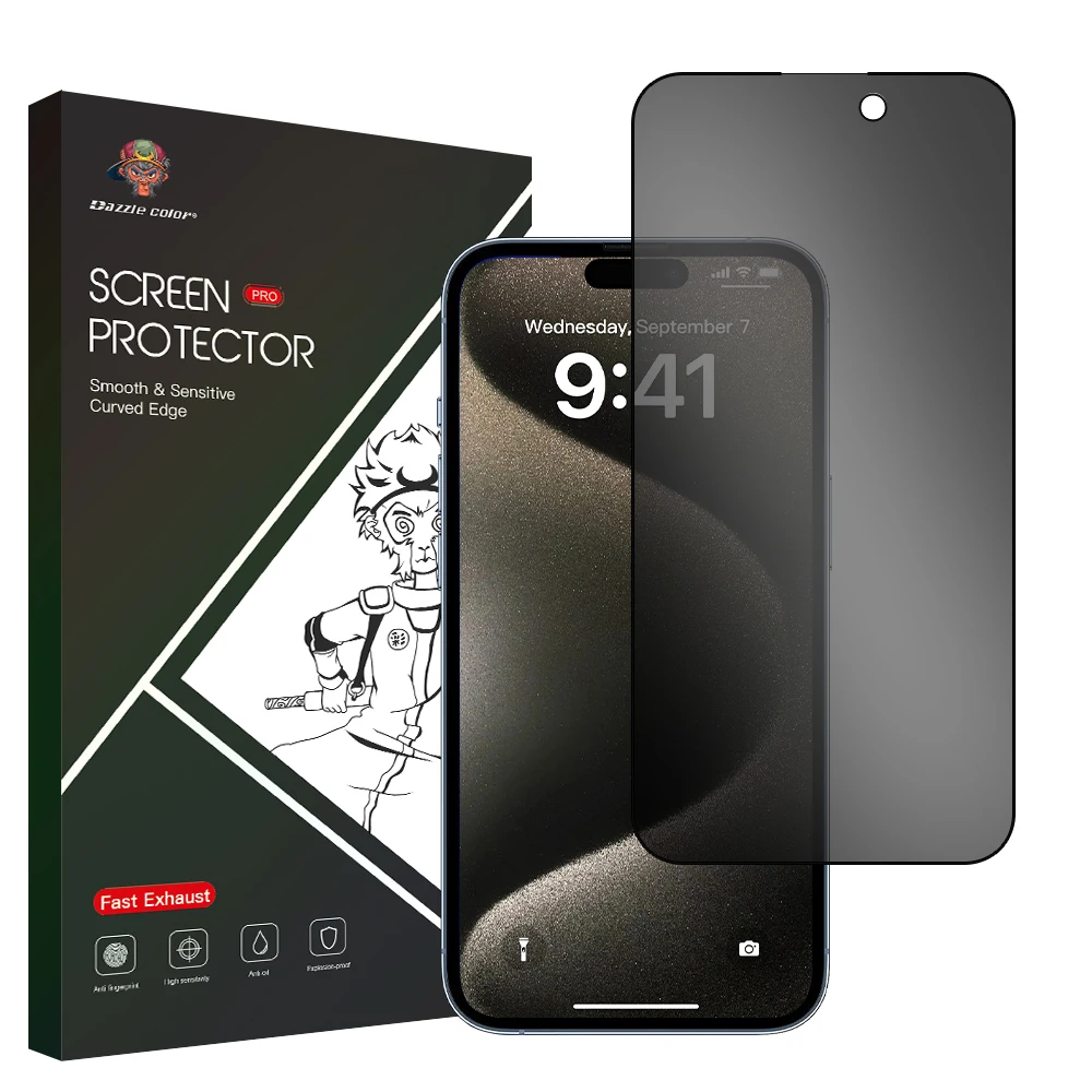 1 Pack Anti Spy Peep Privacy Screen Protector For Iphone 11 12 13 14 15 ...