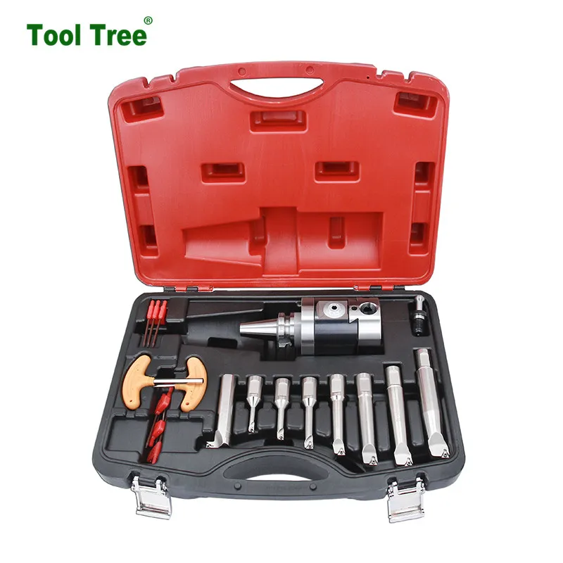 Machine Tools TaiWan BT30 NBH2084 8pcs High Precision Adjustable Micro Boring Head Set for CNC