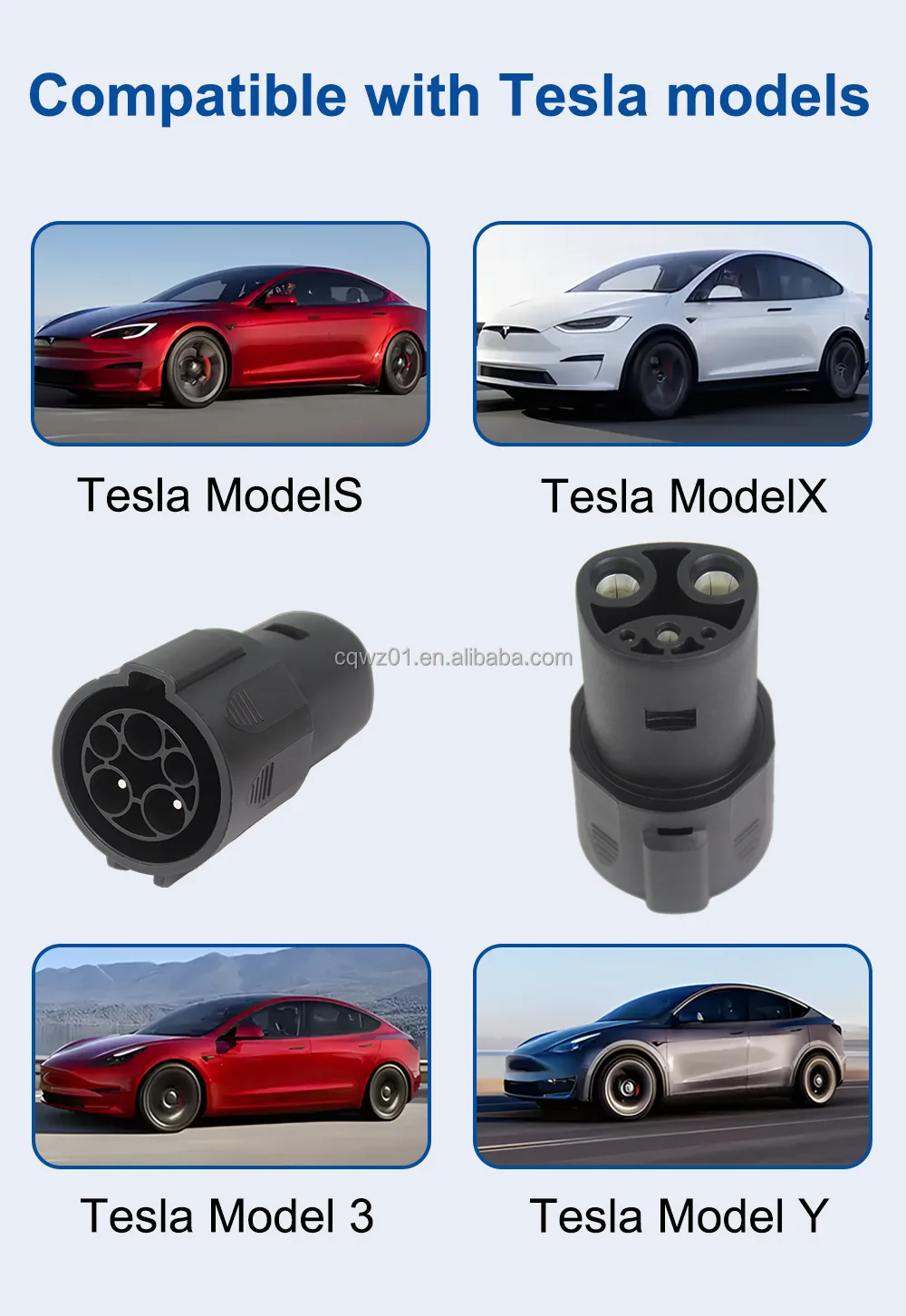 TESLA charge gun details