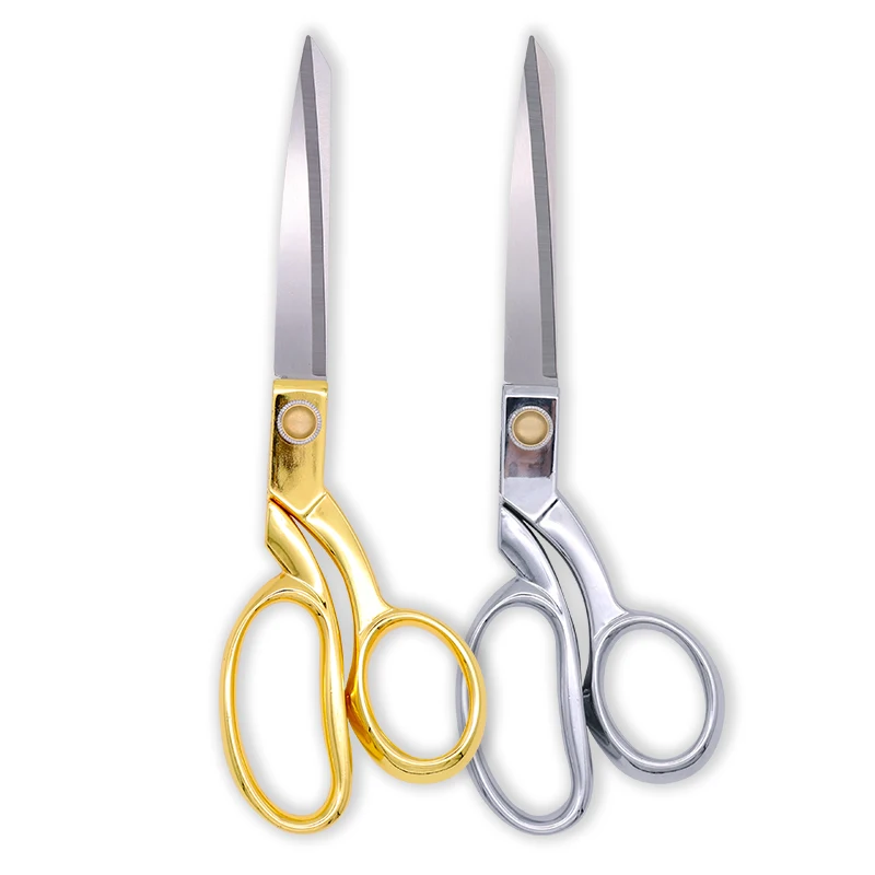 Позолоченные сверхмощные ножницы для шитья из нержавеющей стали