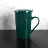 Dark green spoon with lid