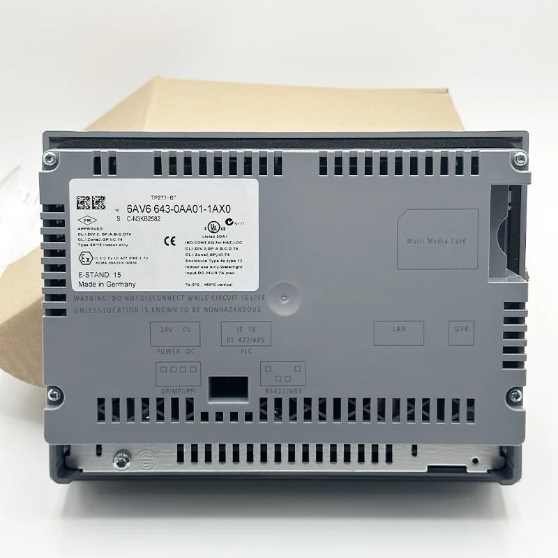 Оригинальный, абсолютно новый, нераспечатанный ПЛК-контактор 6AV6 643-0AA01-1AX0, специализированные контроллеры PAC для программирования ПЛК; в наличии на складе; экспресс-доставка
