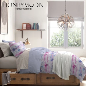 HONEYMOON Luxury 3D Fashion Printed Bedding 3pcs 200gsm Filling Soft Microfibre Comforter Sets