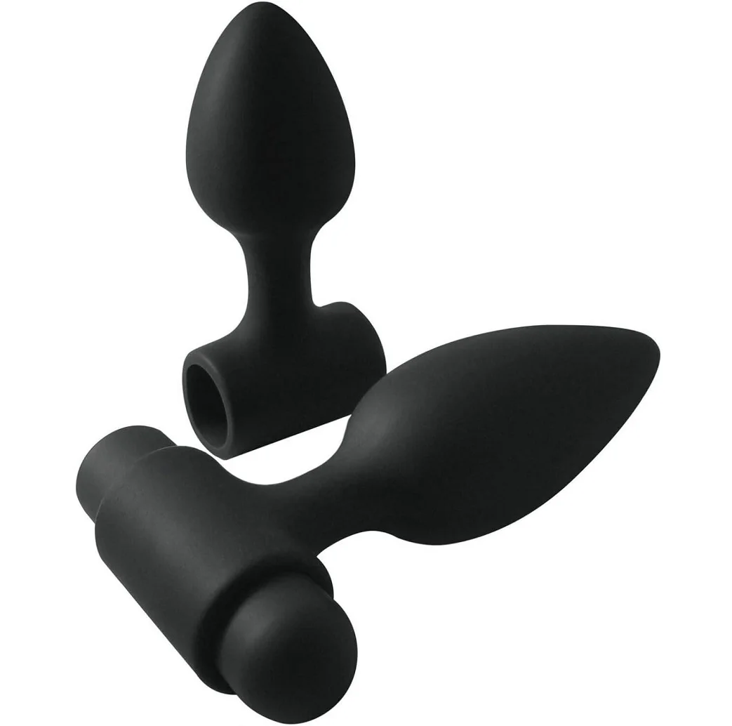 Anal plug vibrator size comparison and 81x30mm dimensions