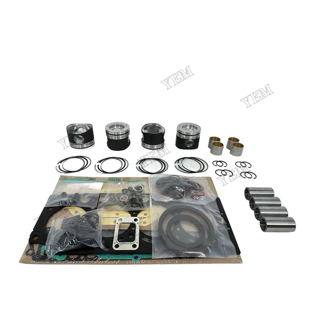 Engine Overhaul Kit With Piston Rings Cylinder Gasket Set Compatible for Volvo D4D Engine Parts Engineering Machinery Part 2