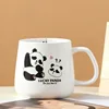 Panda with hands raised
