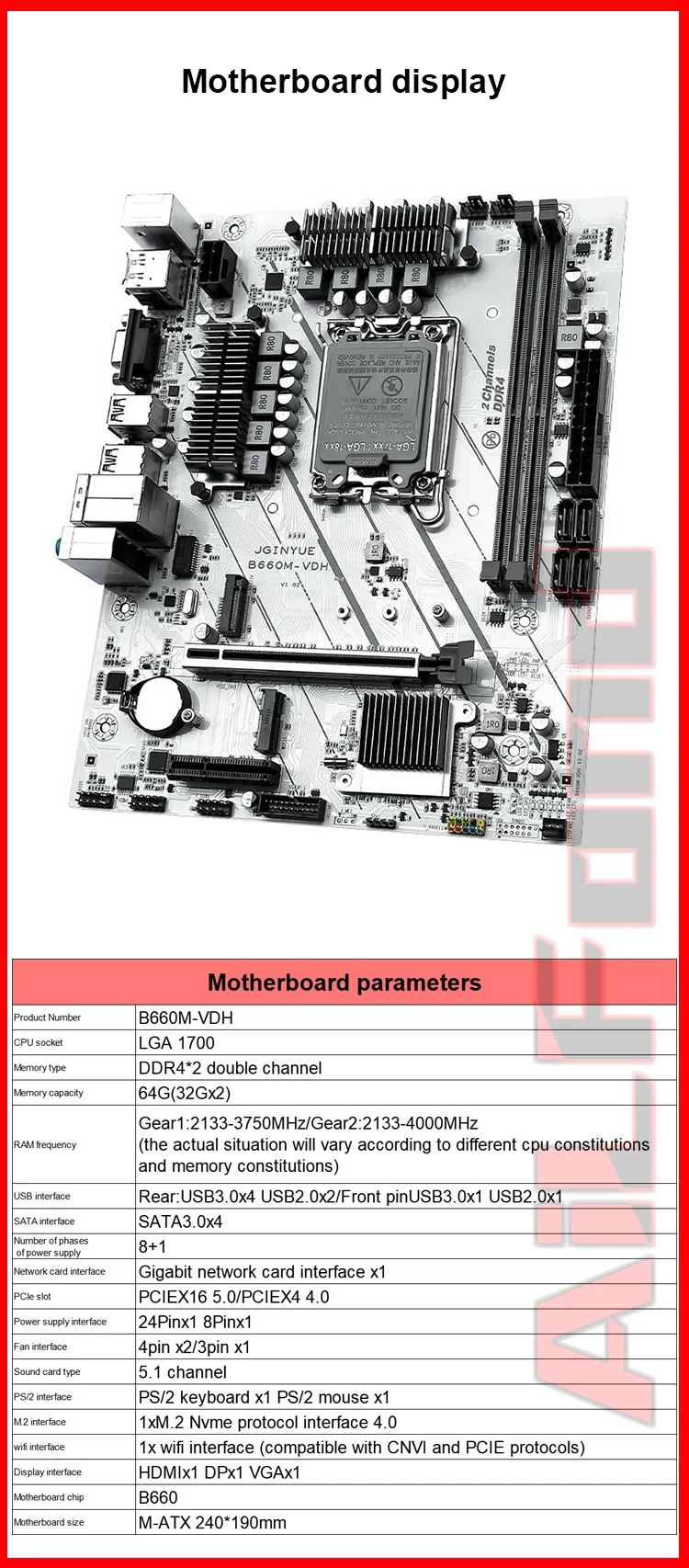 i3 12100 i5 12400 B660m 16G DDR4 M.2 RX580 gaming pc computer with rgb desktops prebuilt accessories wholesale build desktop pc